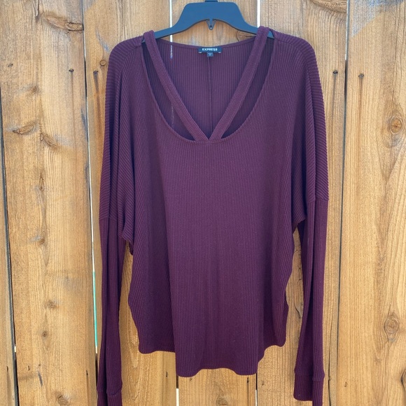 Express Cut Out Sweater - Picture 1 of 6